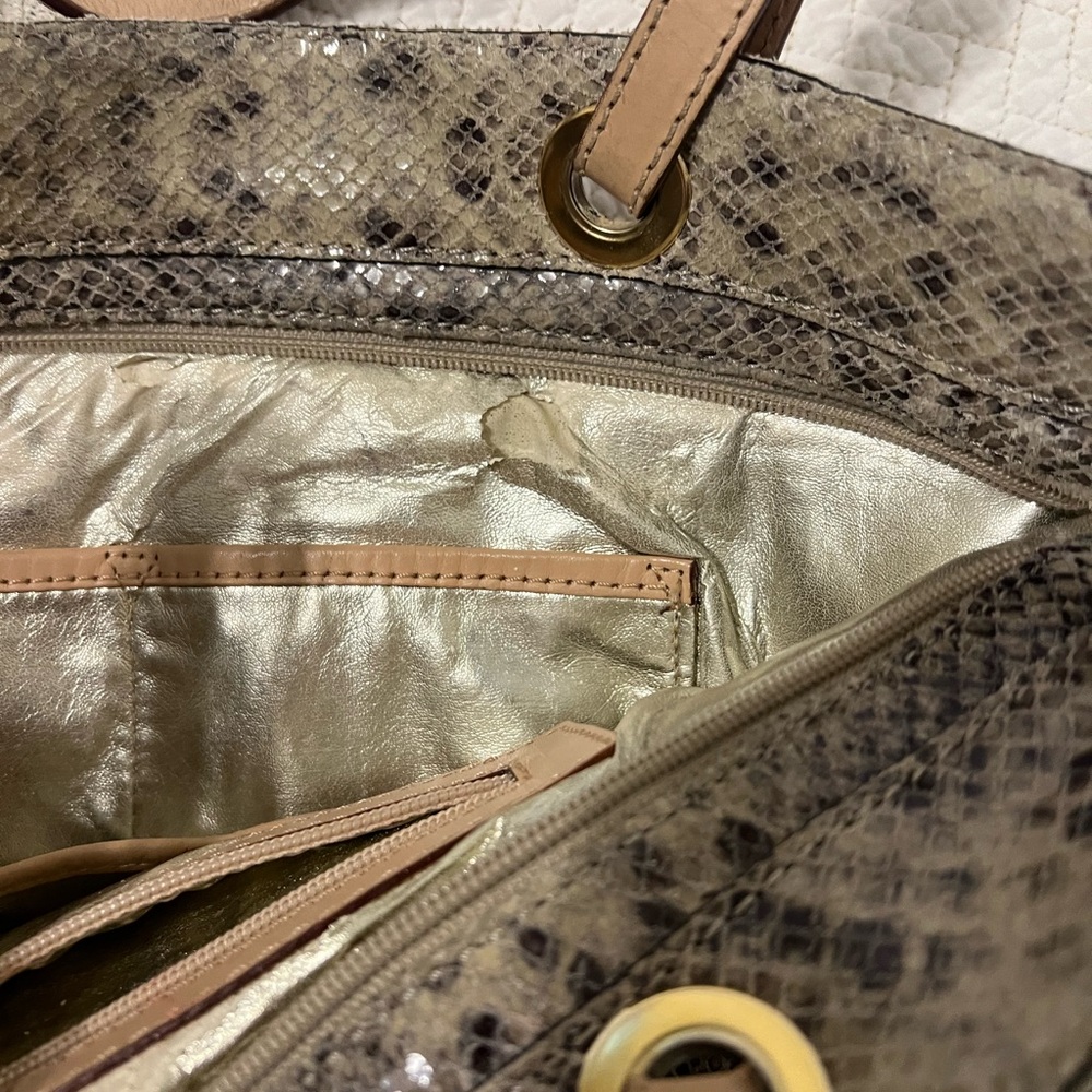Michael Kors Jet Set Python Bag - Picture 6 of 10